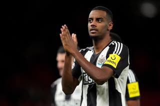 Liverpool have been interested in signing Newcastle striker Alexander Isak (Martin Rickett/PA)